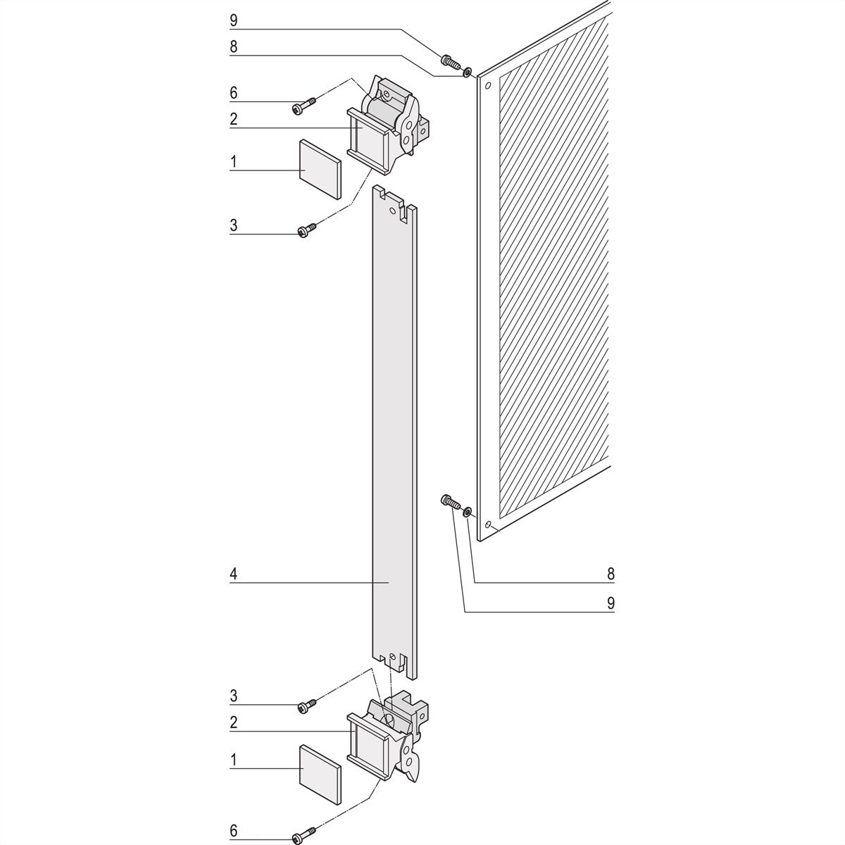 SCHROFF Steckbaugruppen mit Aushebegriff in Trapezform, Typ 2 - SBGR TR-GR 6HE 4TE