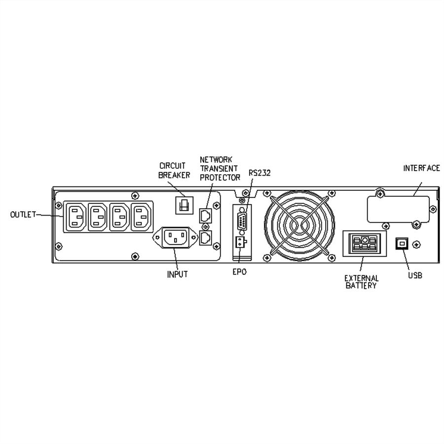 ROLINE ProSecure II 700 RM2HE - Online USV, 19-Zoll Rackversion