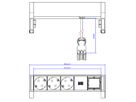 BACHMANN DESK2 3x Schutzkontakt 1x ABD GST18 Inox