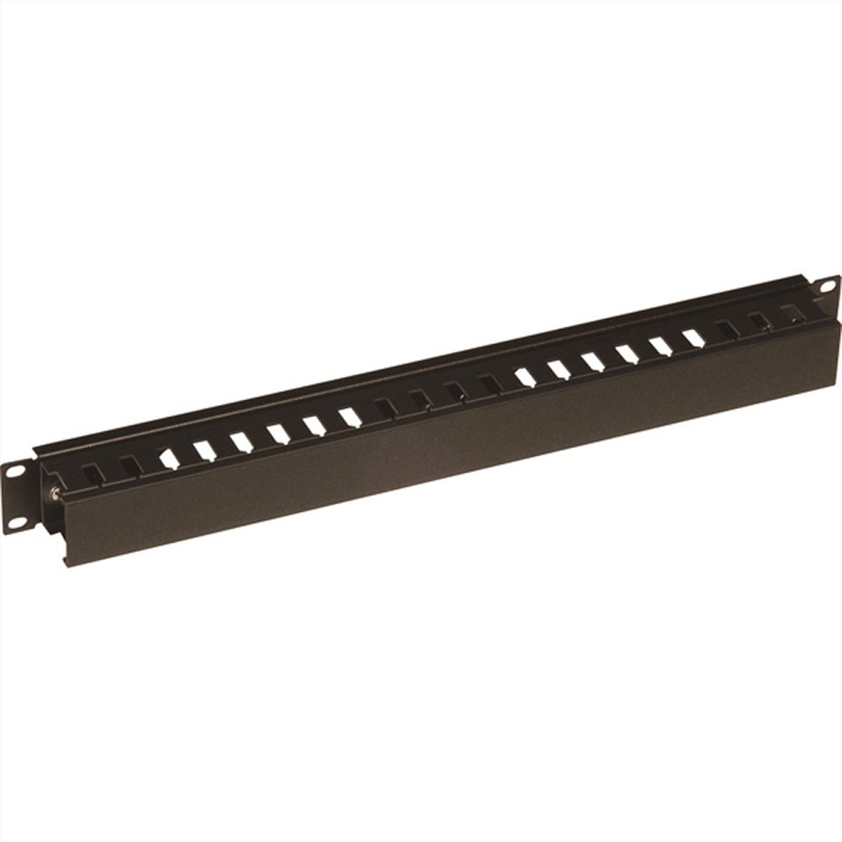 CONTEG 19"-Frontplatte 2 HE mit Rangierkanal 80 x 60 mm