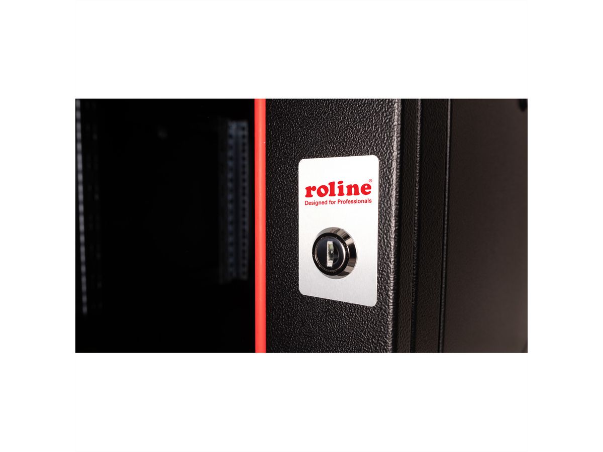 ROLINE 19-Zoll Wandgehäuse Pro 7 HE, 600x600 BxT schwarz