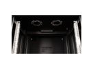 ROLINE 19-Zoll Wandgehäuse Pro 7 HE, 600x600 BxT zweiteilig schwenkbar schwarz