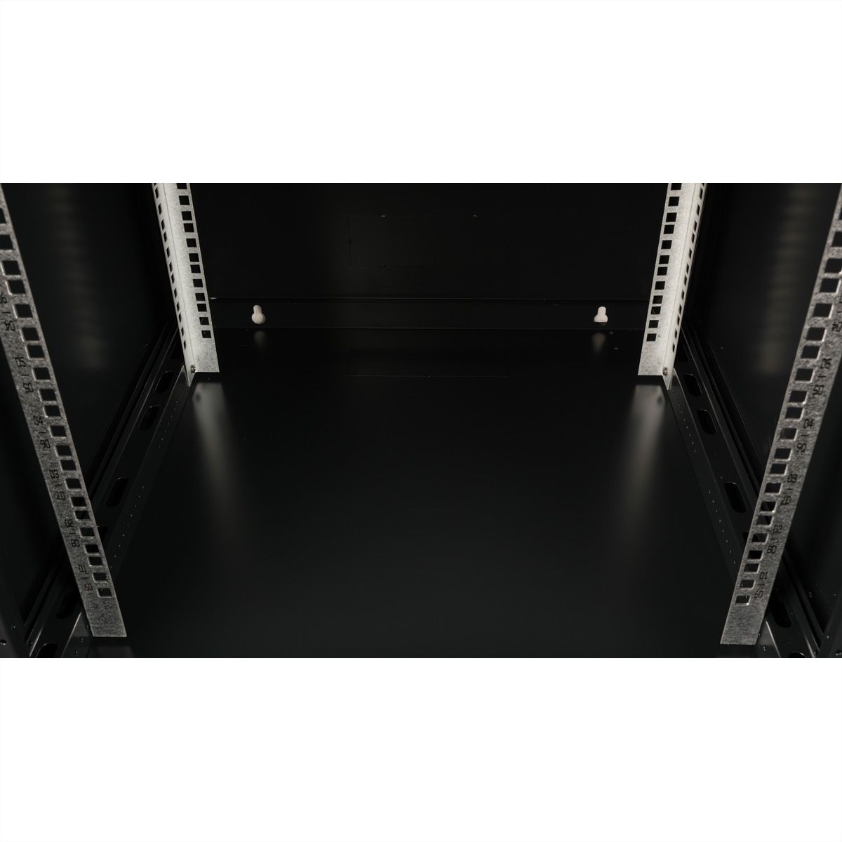 VALUE 19-Zoll Wandgehäuse 9HE, 600x600mm schwarz, Bausatz