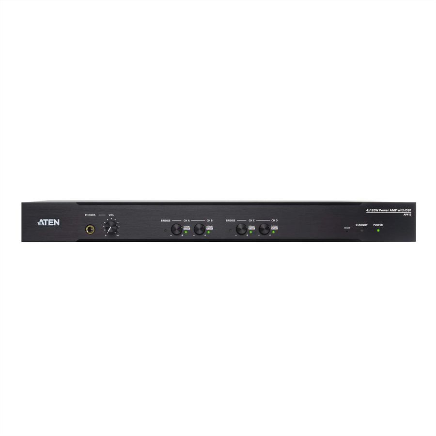 ATEN AP412 4 x 120W Leistungsverstärker mit DSP