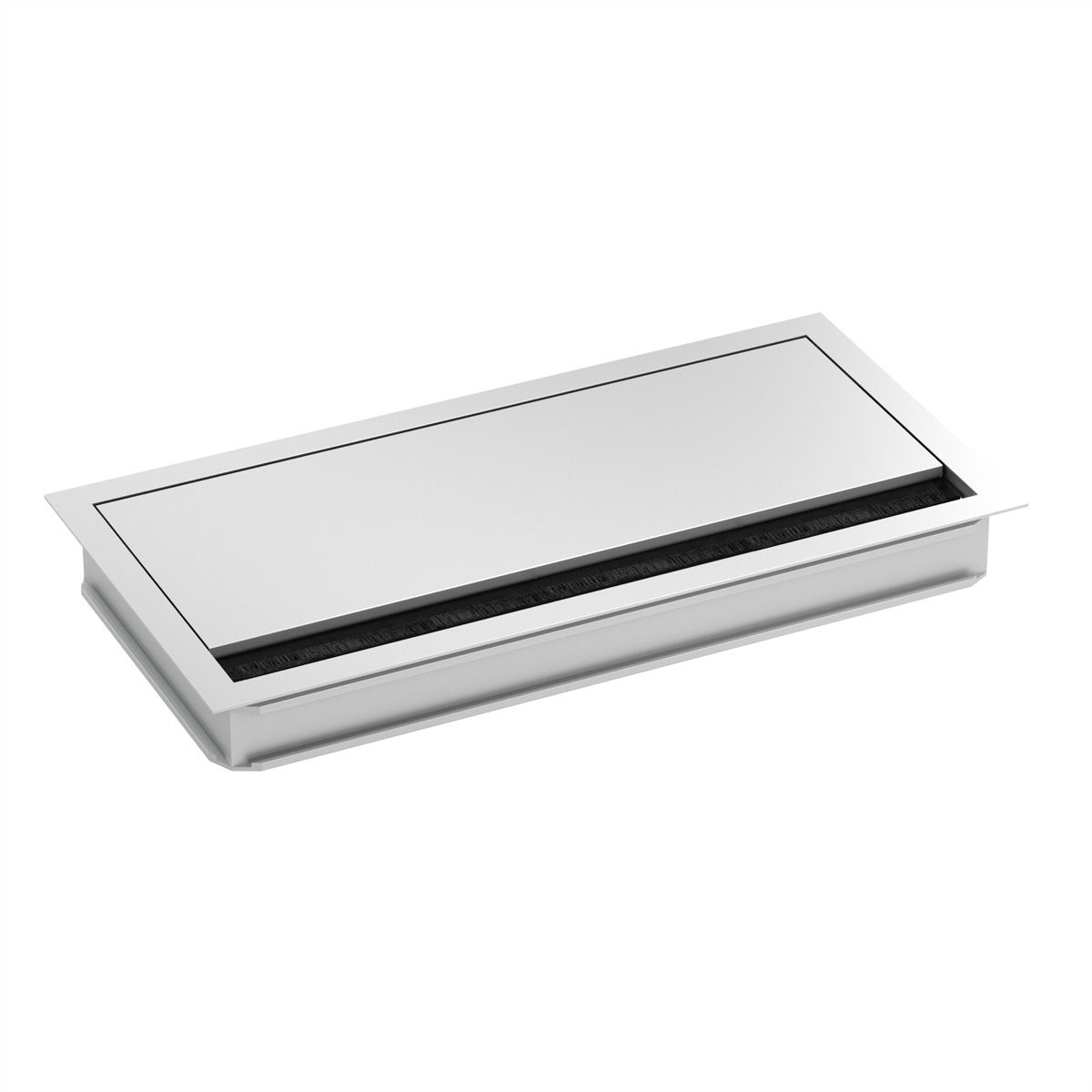 BACHMANN LOOP SQUARE Kabeldurchführung, 240mm, silberfarben