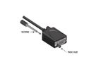 EX-2311-2IS USB2.0 C zu 1 x RS-232 1,8m 15KV Überspannungsschutz FTDI Chip-Set, schwarz, 1,8 m