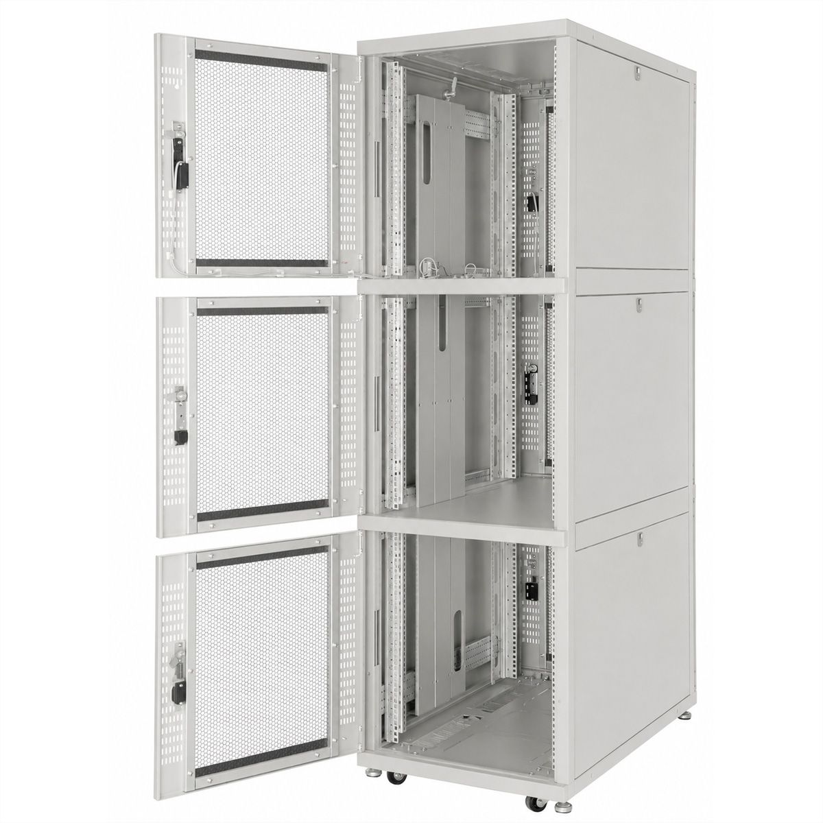 ROLINE Colocation-Schrank 42HE 800x1000mm, 2-Fächer, grau