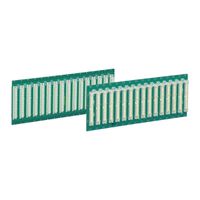 SCHROFF BUSPLATINE 6SLOT VME J2 SMD