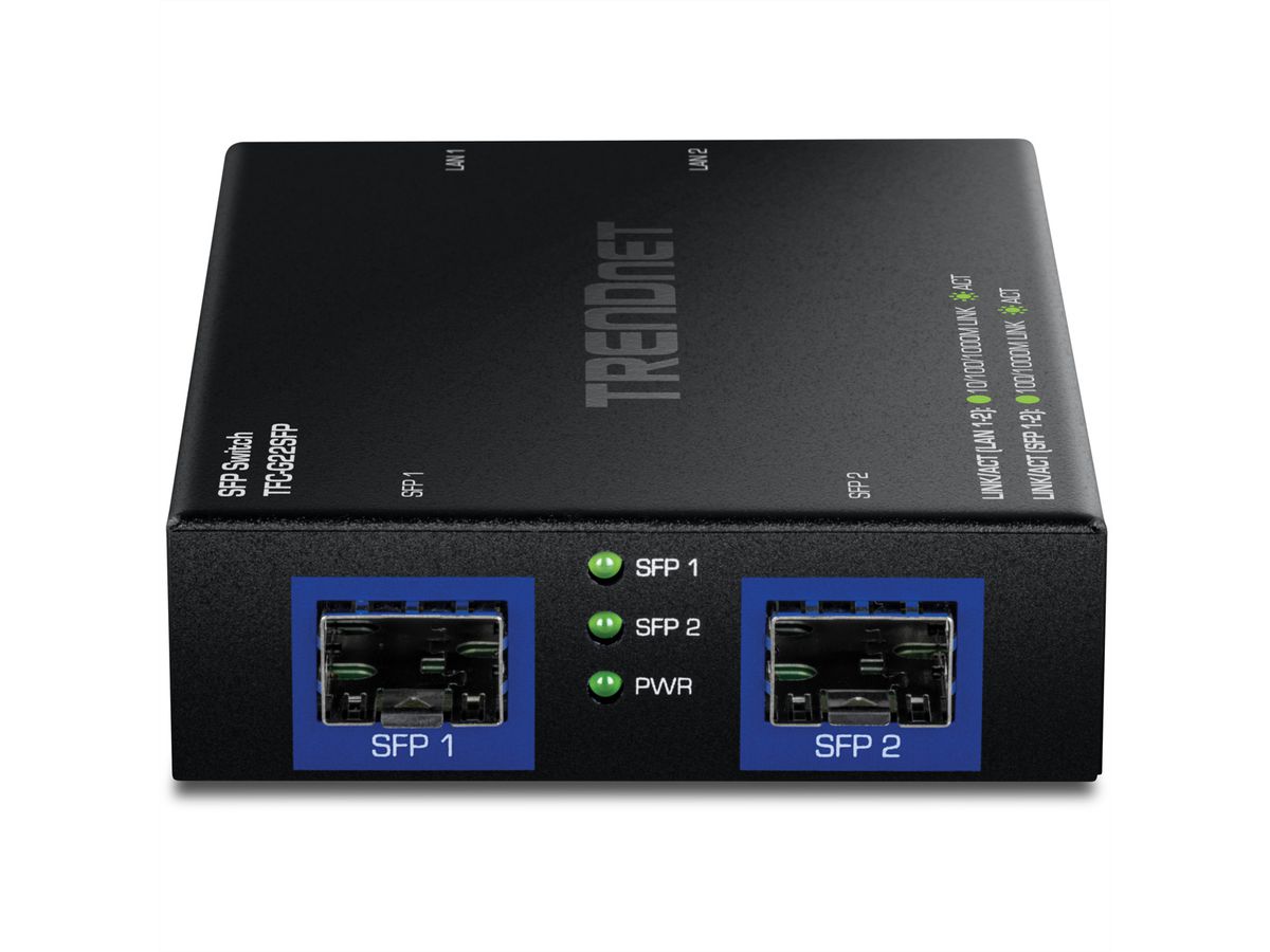 TRENDnet TFC-G22SFP 4-Port Switch Gigabit mit SFP Ports