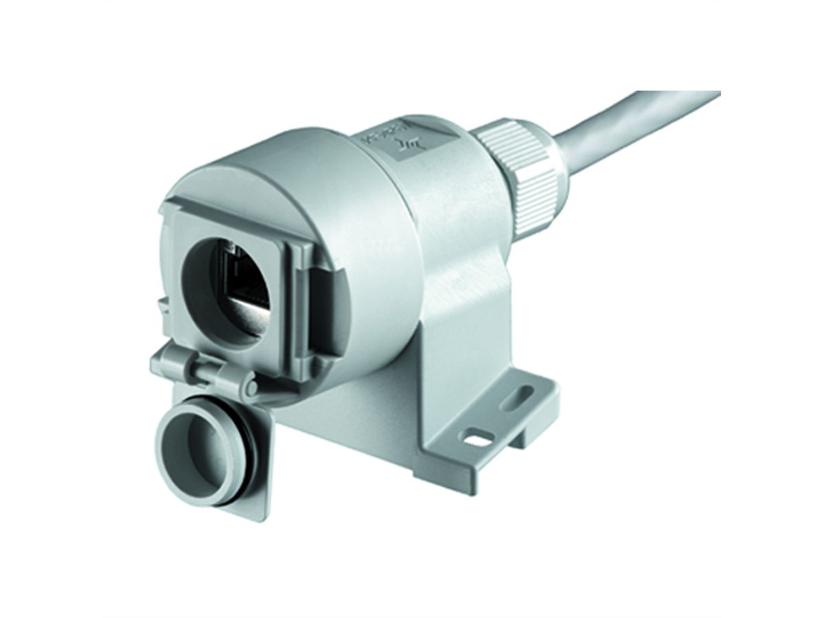TELEGÄRTNER STX V6 AP-Dose, RJ45 Modul A Cat.6A (ISO/IEC)