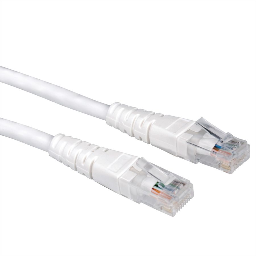VALUE Patchkabel Cat.6 (Class E) UTP, weiß, 0,5 m