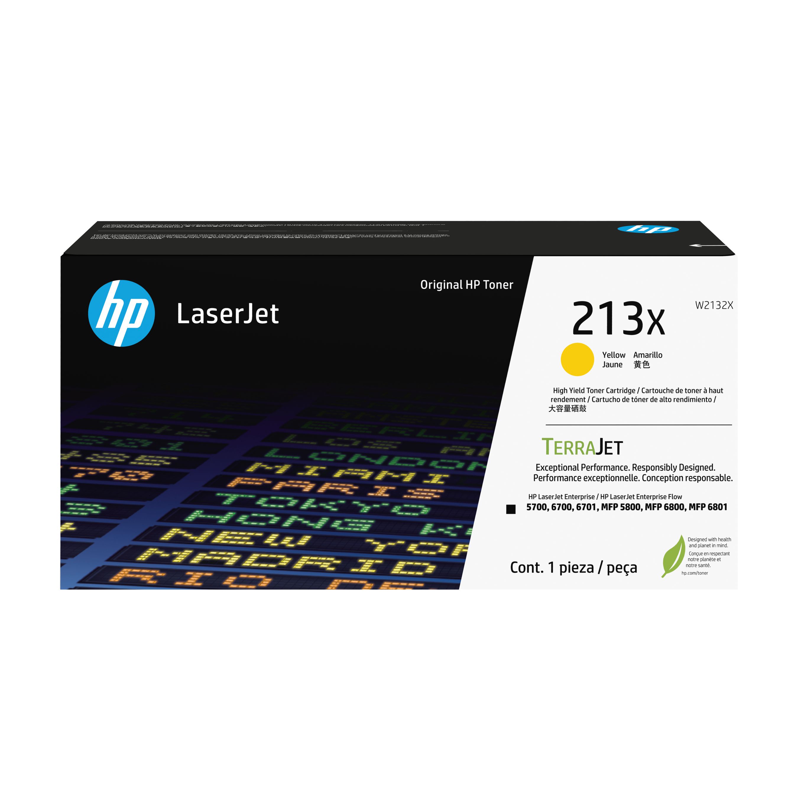 HP 213X Gelb Original LaserJet-Tonerkartusche mit hoher Reichweite