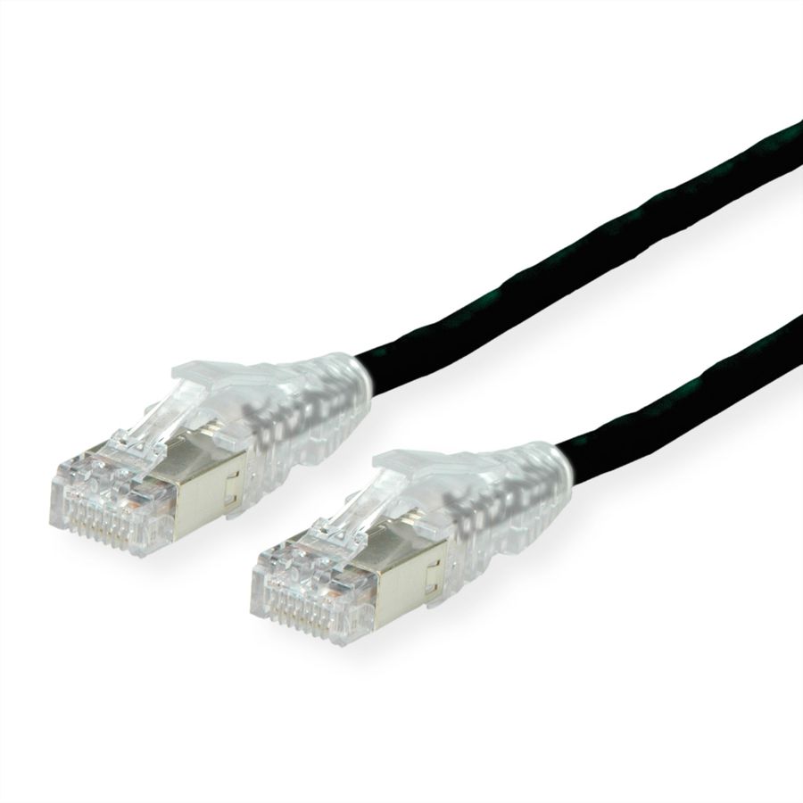 DÄTWYLER Patchkabel Cat.6A (Class EA) S/FTP, CU 7702 flex LSOH, AMP v2, schwarz, 5 m