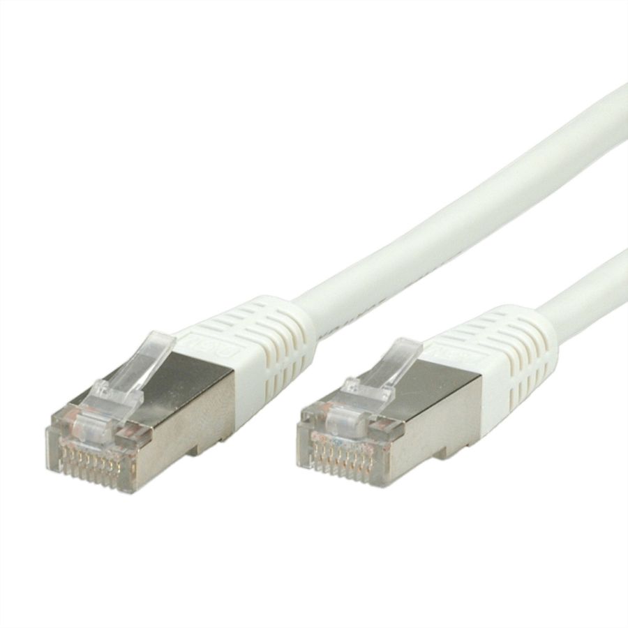 VALUE Patchkabel Cat.6 (Class E) S/FTP (PiMF), weiß, 5 m