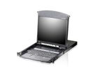 ATEN KL1508AiM KVM Over IP Switch, 8 Port, 43cm LCD, VGA, PS/2-USB, Deutsch