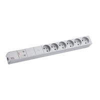 BACHMANN 19"-Steckdosenleiste 1HE 6xUTE 1xGVS, 2 m