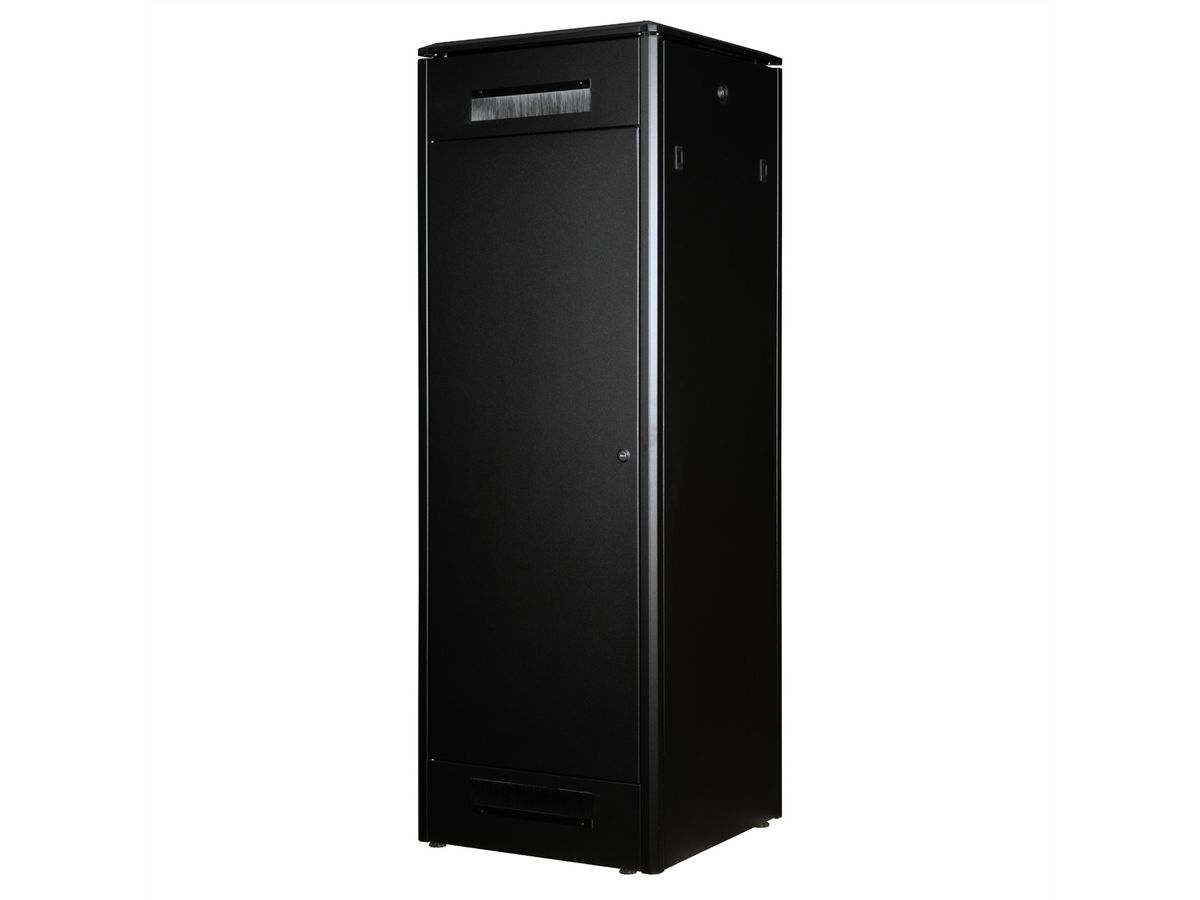 ROLINE 19-Zoll Netzwerkschrank Pro 36 HE, 600x800 BxT Glastür schwarz