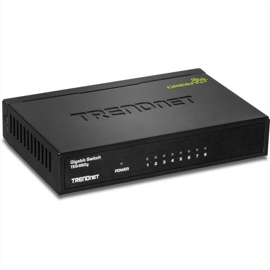 TRENDnet TEG-S82g 8-Port Gigabit GREENnet Switch