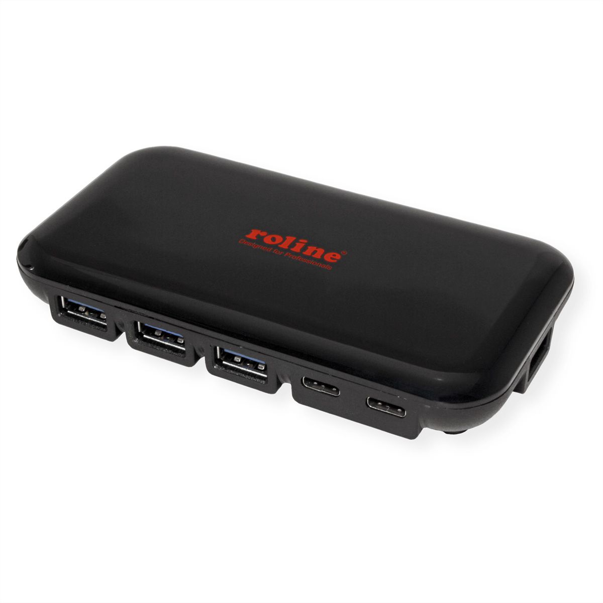 ROLINE USB 3.2 Gen 2 Hub, 7-fach (3x Typ C + 4x Typ A)
