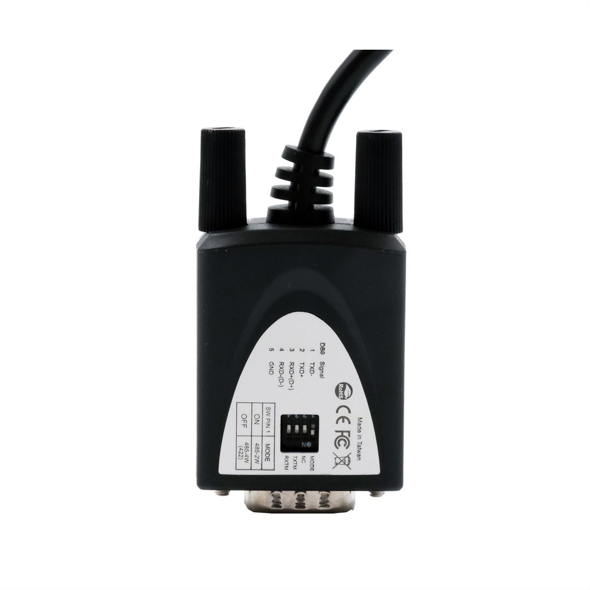 EXSYS EX-2346IS USB 2.0 zu 1x Seriell RS-422/485 Port Konverter, 15KV ESD, 4.0KV, Kabel, FTDI, schwarz, 1,8 m