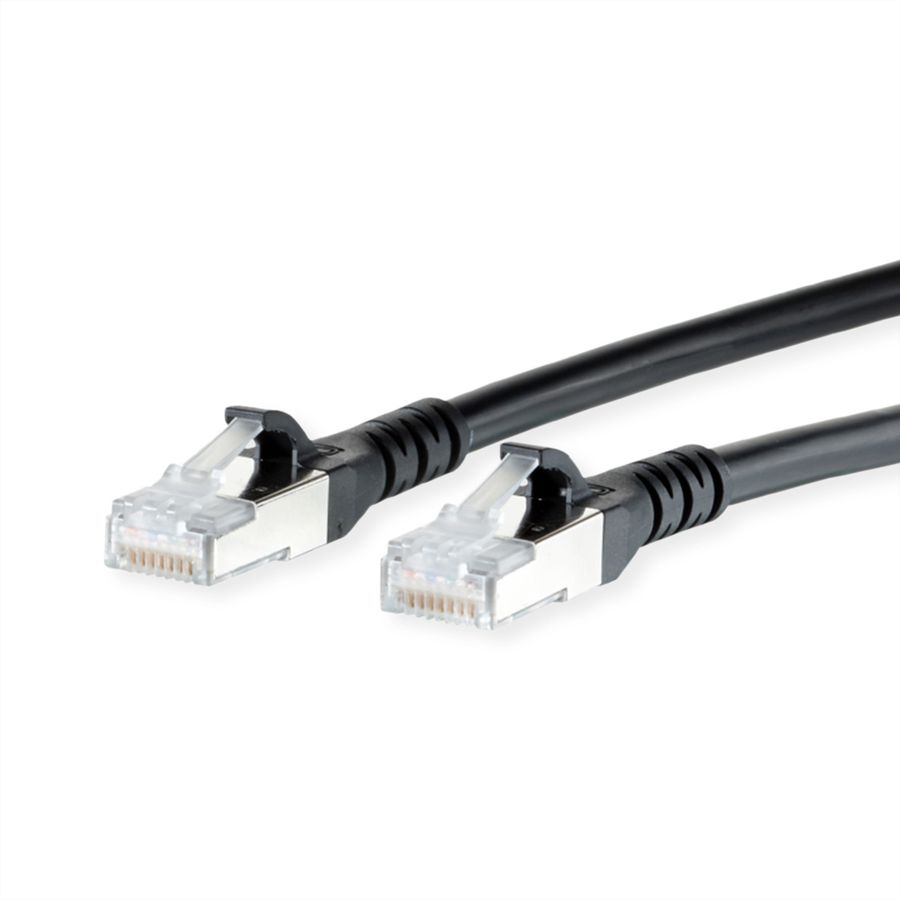 METZ CONNECT Patchkabel Cat.6A AWG 26, LSOH, schwarz, 25 m