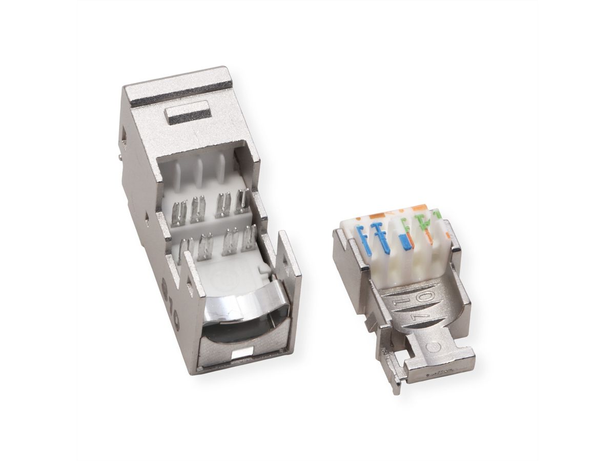 METZ CONNECT E-DAT Modul Kat.6A (Class EA), Kabelmontage ohne Werkzeug