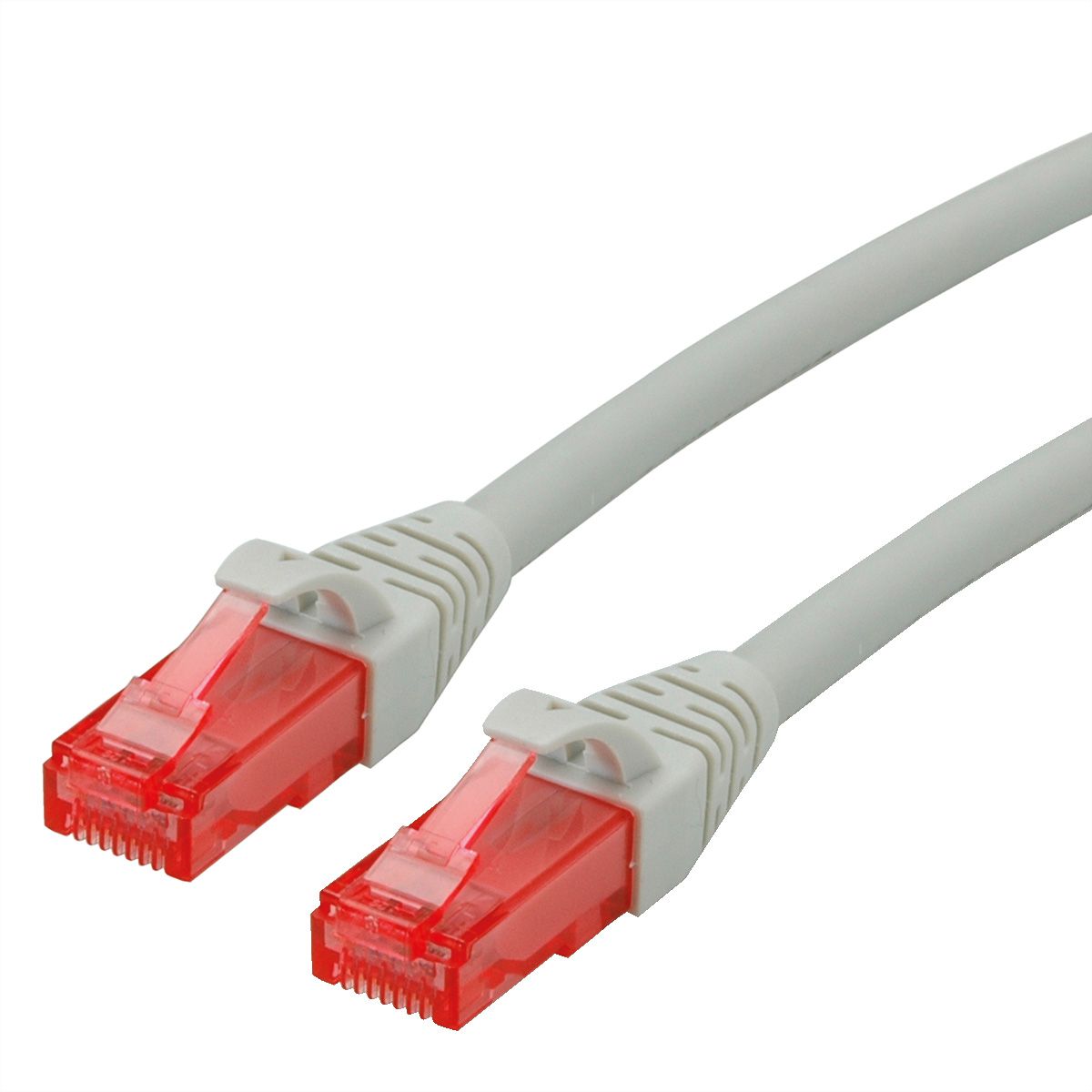 ROLINE Patchkabel Cat.6 UTP, Component Level, LSOH, grau, 0,5 m