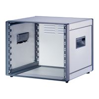 SCHROFF 19"-Gehäuse 12 HE, Aluminium - COMPTEC GEHAEUSE 12HE 400T