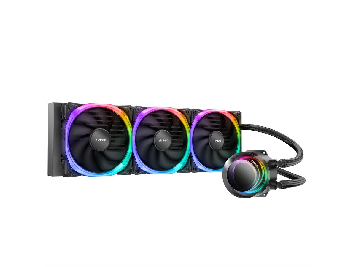ANTEC Vortex 360 ARGB Prozessorlüfter Wasserkühlung, schwarz