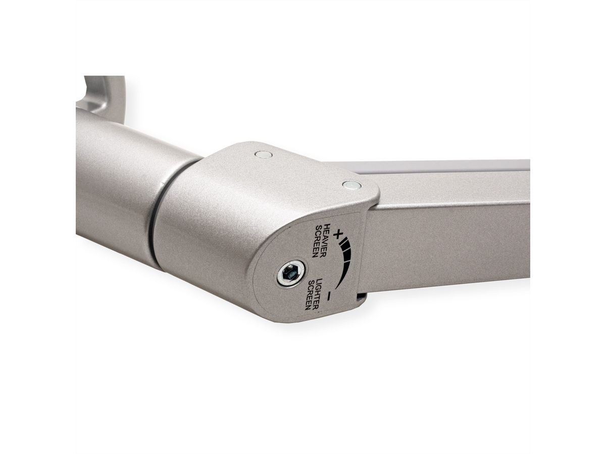 ROLINE LCD-Arm, Tischmontage, Gasfeder, 4 Gelenke