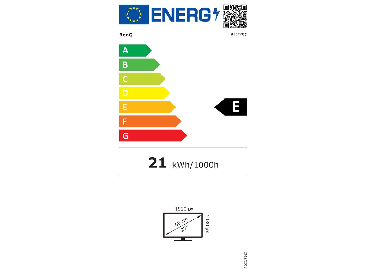 BenQ BL2790 Computerbildschirm 68,6 cm (27") 1920 x 1080 Pixel Full HD LCD Schwarz