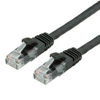 VALUE Patchkabel Cat.6 (Class E) UTP, LSOH, schwarz, 0,5 m
