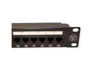 VALUE Kat.6A 19"-Patchpanel, 24 P, ungeschirmt, schwarz