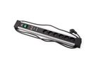 BACHMANN CONNECTUS 6xUTE, 1xGVS 1xSchalter 2,0m CEE7/7 Grau