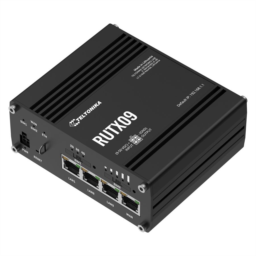 TELTONIKA RUTX09 LTE/4G Industrie Router