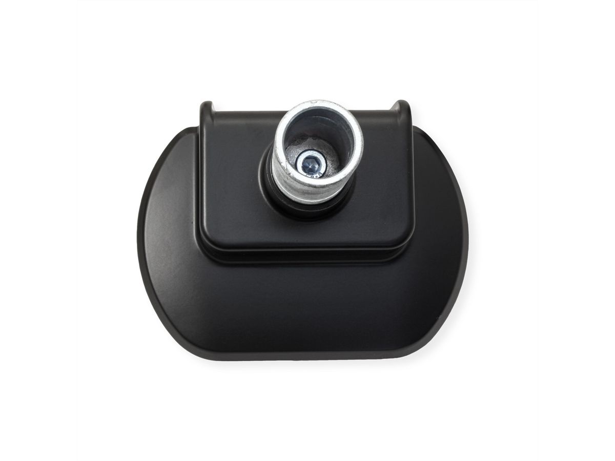 ROLINE Schwerlast-LCD-Arm, Trägerstange, 4 Gelenke, Tischmontage, bis 27 kg, schwarz