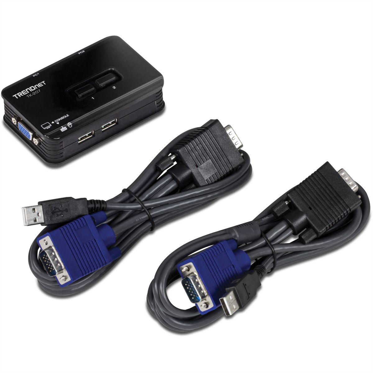 TRENDnet TK-207K 2-Port-USB-KVM-Switch