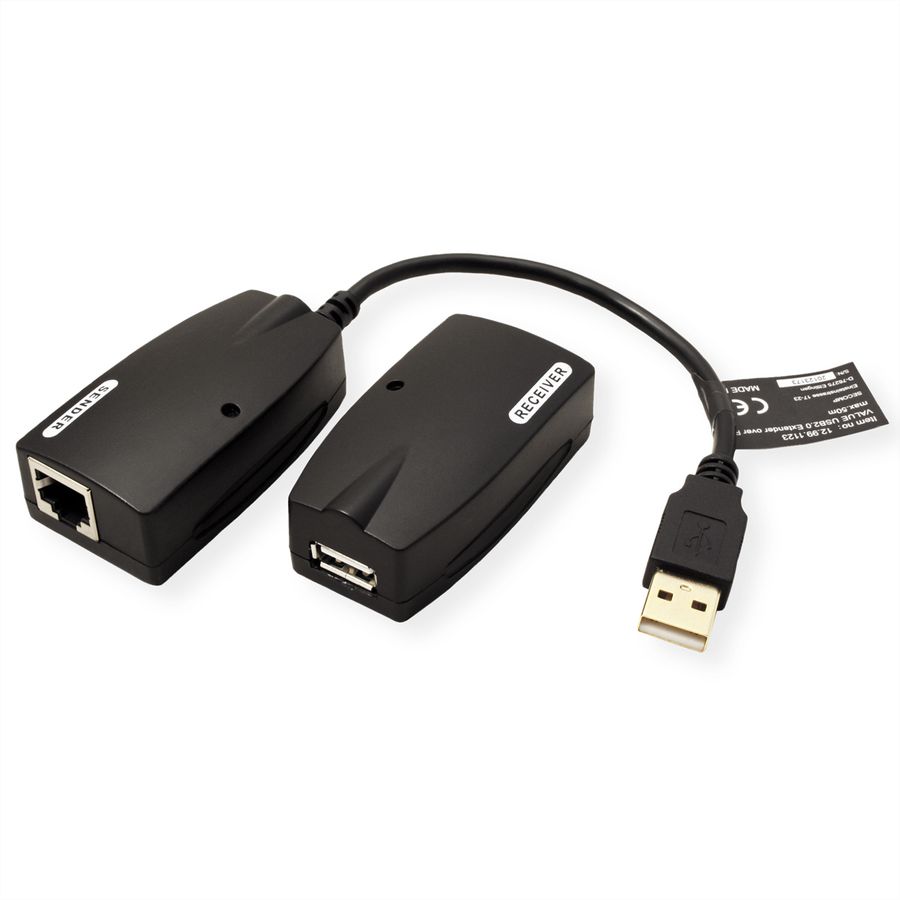 VALUE USB 2.0 Verlängerung über RJ45, max. 50m