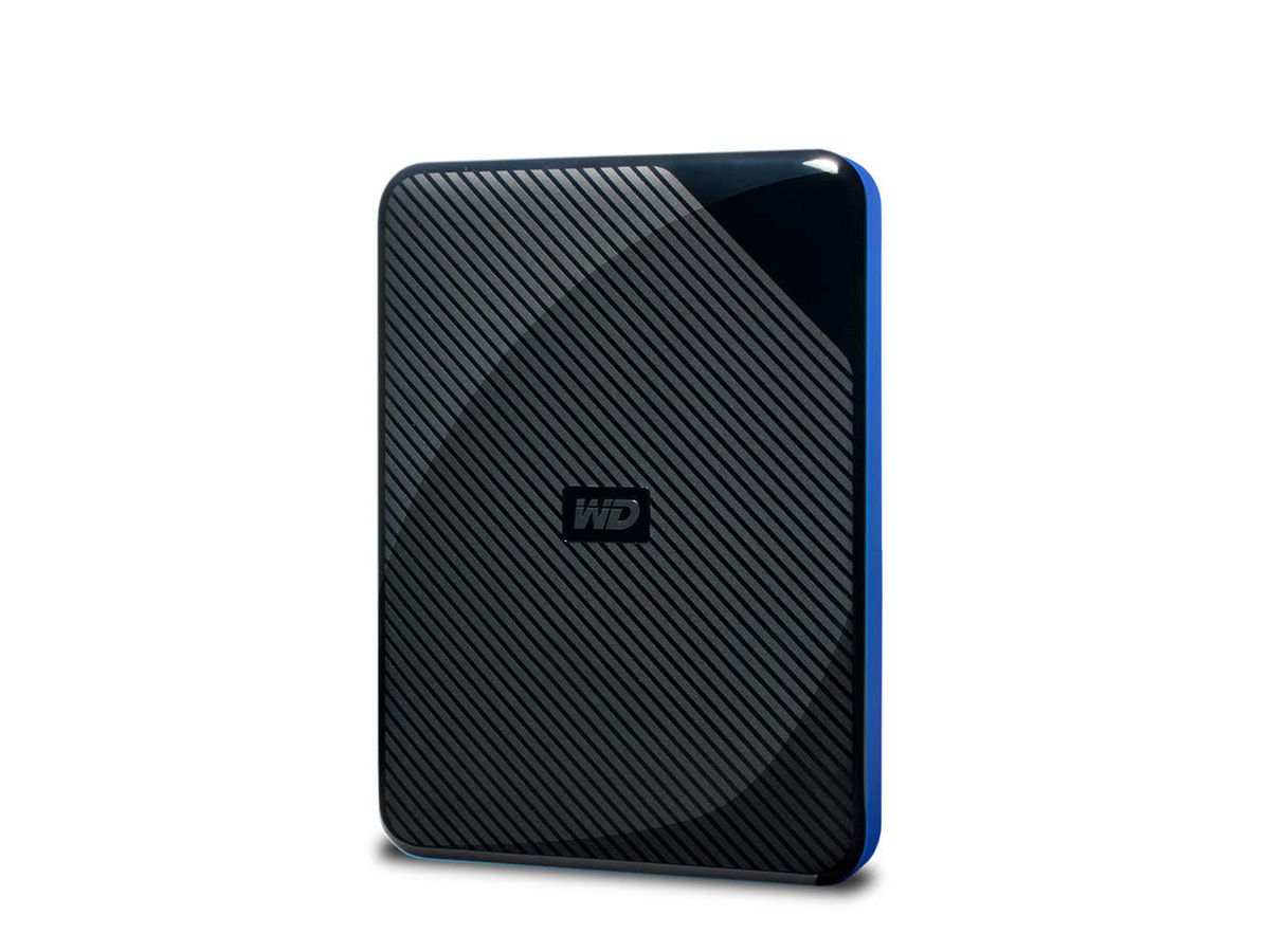 Western Digital WDBDFF0020BBK-WESN Externe Festplatte 4000 GB Schwarz, Blau