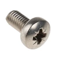 SCHROFF Linsenkopfschraube M5 x 10 - FLAKOSCHR.M5X10 ISO7045 100X