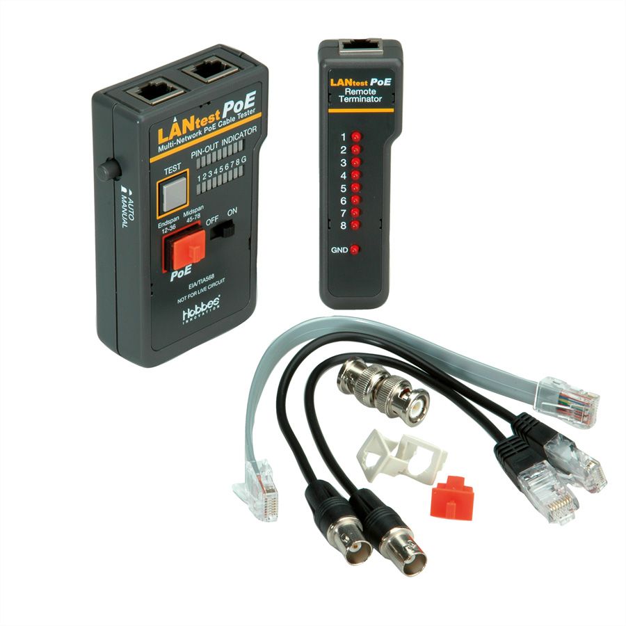 HOBBES LANtest Multinetwork PoE Kabeltester