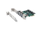 EXSYS EX-11044 4-Port USB 3.2 Gen 1 PCIe Karte