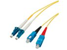 Quality LWL-Kabel Single Mode E9/125µm OS2, LC/SC, gelb, 10 m