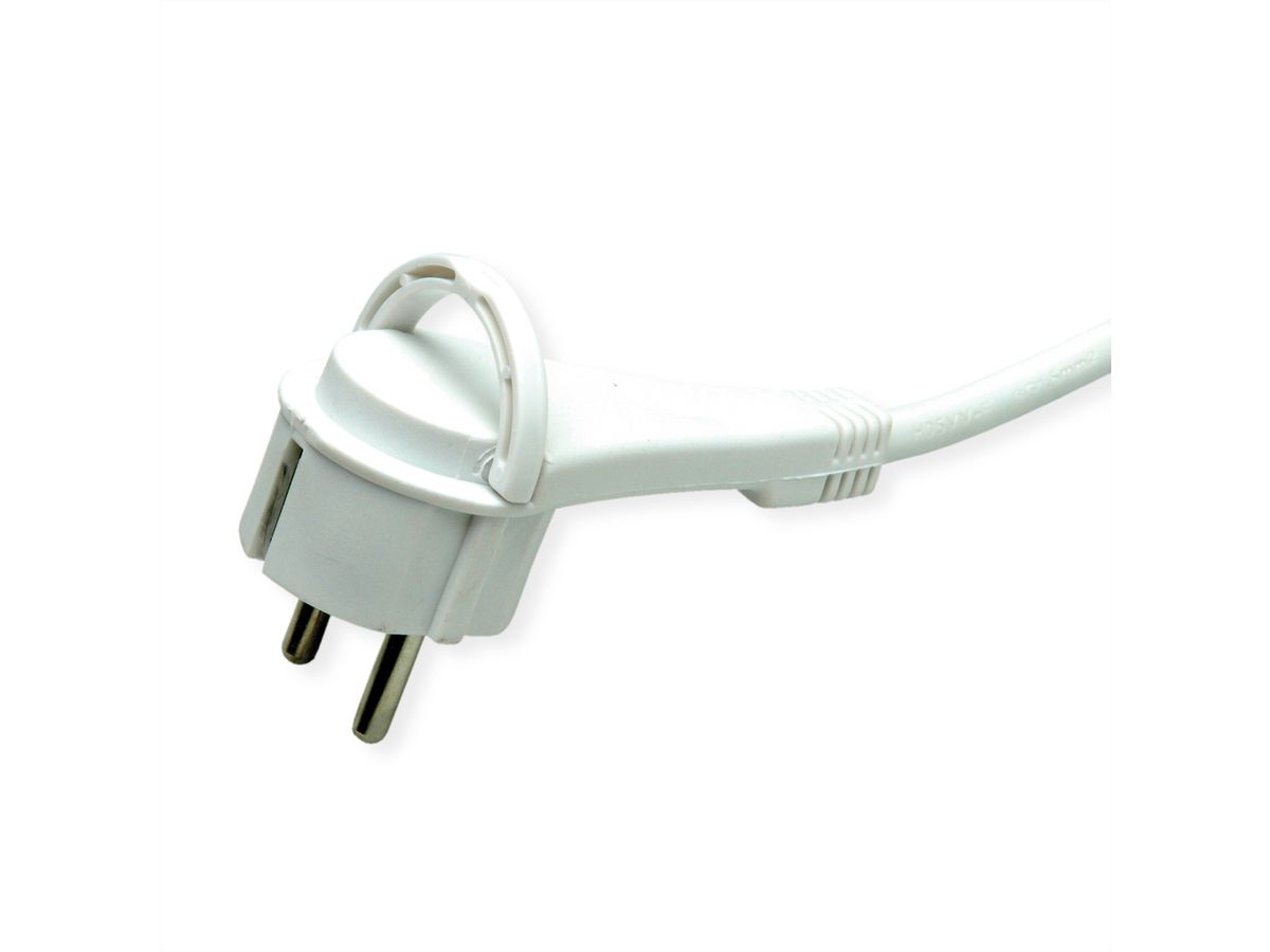 ROLINE 4-fach Steckdosenleiste mit Schalter, rund, USB-Charger A+C, blau, 1,5 m