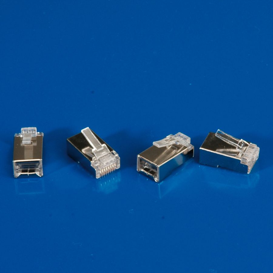 ROLINE Modular Plug geschirmt, Cat.6 (Class E), 10 Stck