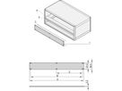 SCHROFF Frontplatte 1 HE - TEILFRONTPLATTE 1HE 42TE