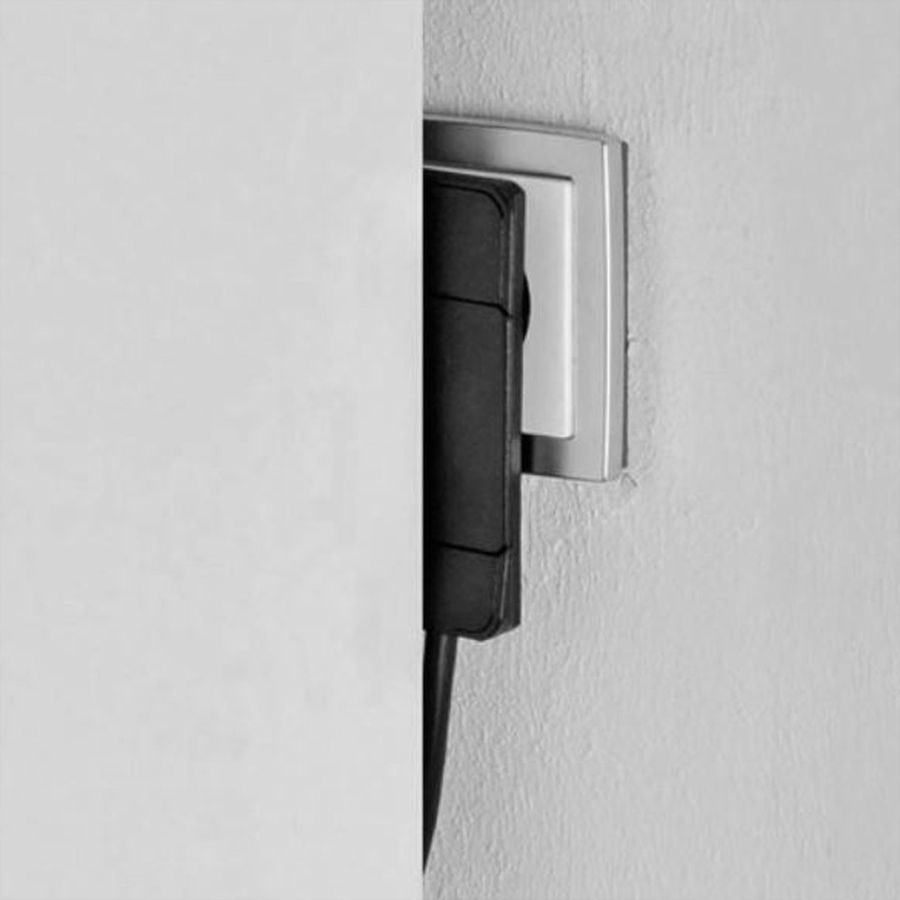 BACHMANN SMART PLUG Schutzkontakt Montagestecker, schwarz