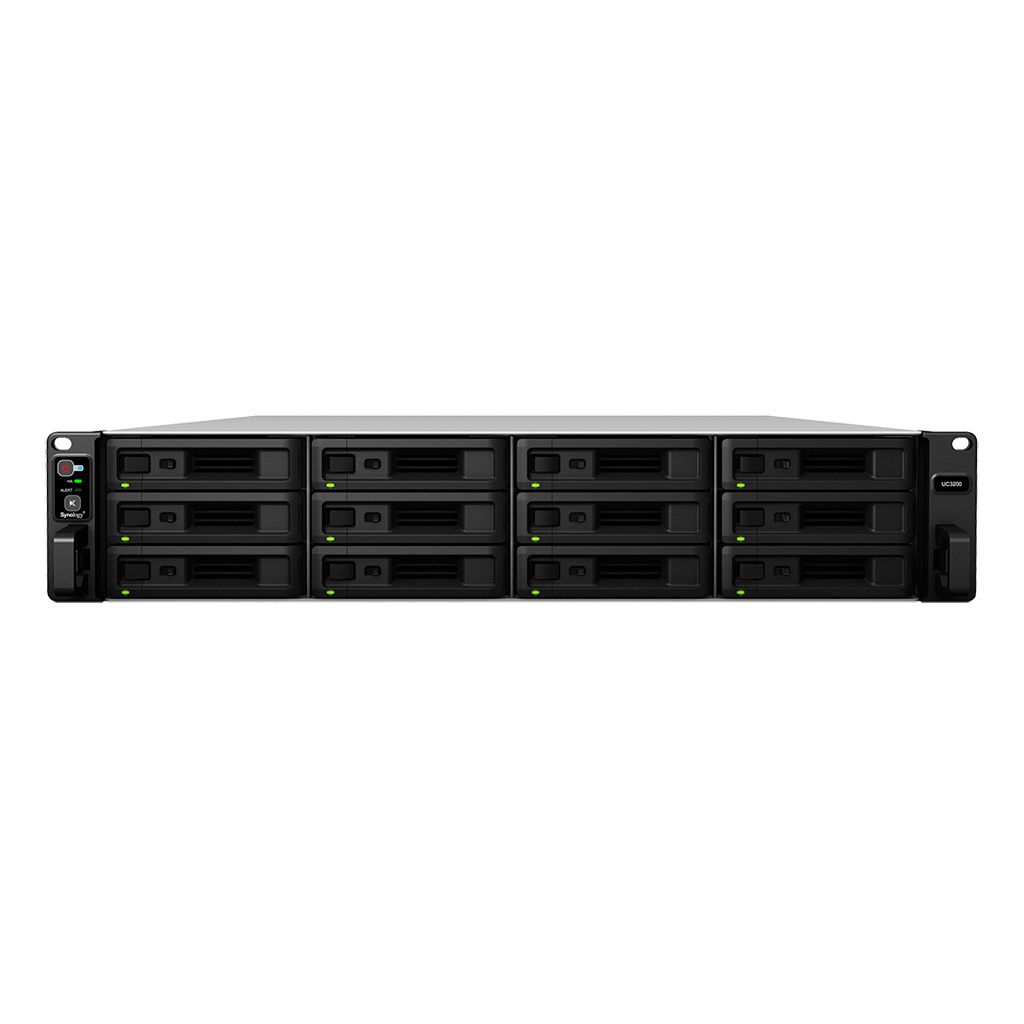 Synology Unified Controller UC3200 SAN Rack (2U) Eingebauter Ethernet-Anschluss Schwarz, Grau D-1521