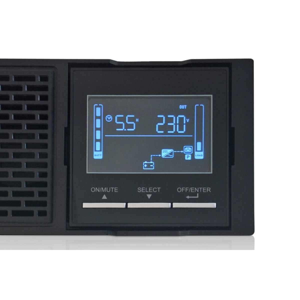 GUDE EPB 8810-3 USV 3000VA UPS Backup Tower/RM, schwarz