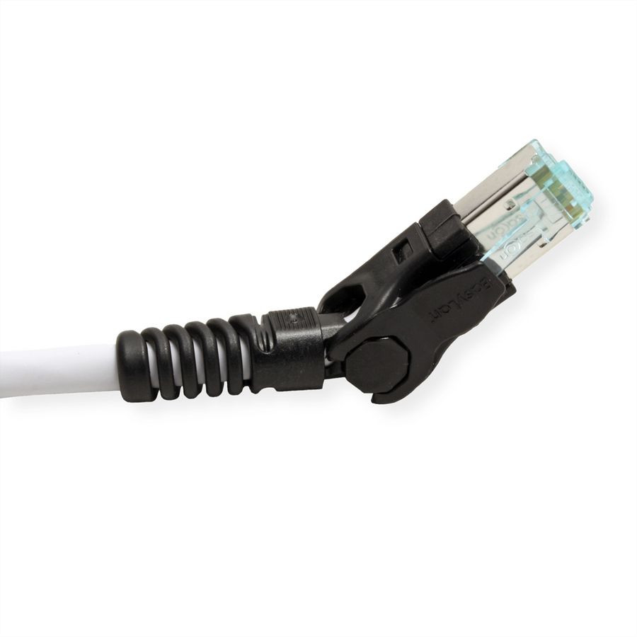 EasyLan VarioBoot Patchkabel Cat.6A, S/FTP, grau, 0,5 m